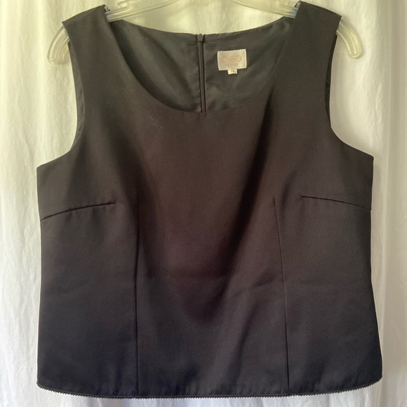 Cleo Petites Black Satin Skirt & Top Set- Size 12 (both) - Picture 3 of 8